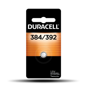 Duracell Silver Oxide Coin Batteries 384/392 1.5 V Silver Oxide