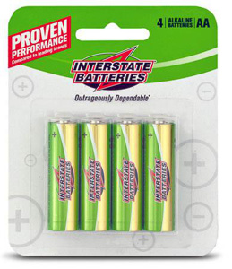 Interstate Batteries DRY Series Alkaline Batteries AA 1.5 V Alkaline