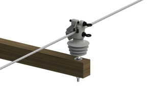 Preformed Line Products Polymer Vise Top Pin Insulators ANSI 55-5 25 kV