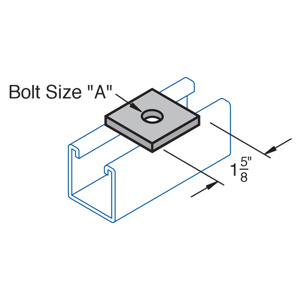 Haydon Square Washers 3/4 in Square Washer