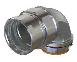 American Fittings 90 Degree Squeeze <em class="search-results-highlight">Flex</em> Connectors 1/2 in Steel Insulated