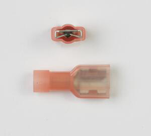 Peco Fasteners Female Insulated Disconnects 22 - 18 AWG Red Nylon