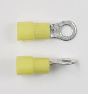 Peco Fasteners Insulated Ring Terminals 12 - 10 AWG 1/4 in Yellow