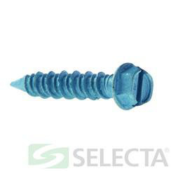 Selecta Products Acorn Fasteners Concrete Anchoring Screws Steel 1/4 in 2-1/4 in