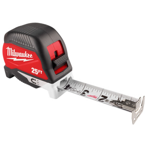 Milwaukee Compact Wide Blade Magnetic Tape Measures 25 ft