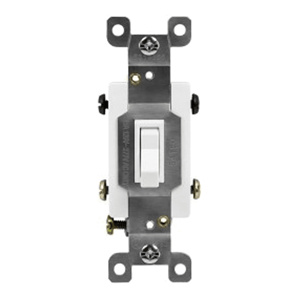 Enerlites Toggle Light Switches 15 A 120/277 V White