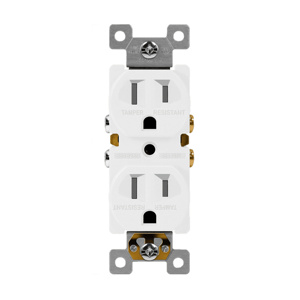 Enerlites Duplex Receptacles 15 A 125 V 5-15R Residential Tamper-resistant White