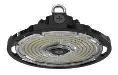TCP EUFO Series LED Round Highbays 120 - 277 V 155/200/240 W 25500/33000/40500 lm 3000/4000/5000 K 0 - 10 V Dimming LED Driver