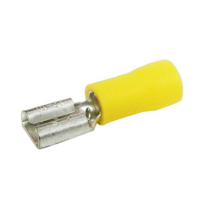 Morris Products Insulated Female <em class="search-results-highlight">Disconnects</em> 12 - 10 AWG Serrated Barrel Yellow Vinyl