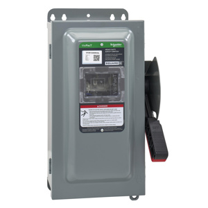 Square D Heavy Duty Fused Disconnects 30 A NEMA 12 600 VAC