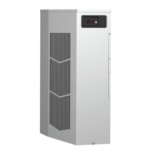 SpectraCool Narrow Indoor/Outdoor AC with Heat, 4000BTU 115V, Lt Gray, Steel