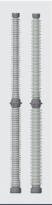 PPC Insulators Porcelain Station Post Insulators TR391 1800 kV Bolt Circle