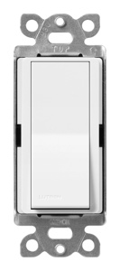Lutron 4-Way, DPST Rocker Light Switches 15 A 120/277 V Satin Colors® Snow