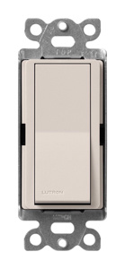 Lutron 4-Way, DPST Rocker Light Switches 15 A 120/277 V Satin Colors® Taupe