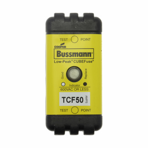 Eaton Bussmann TCF Low-Peak CUBEFuse Series Indicating Time Delay Class CF Fuses