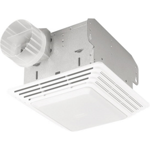 Broan-Nutone 670 Series Ventilation/Light Combination Bath Exhaust Fans 50 CFM 2.5 sones