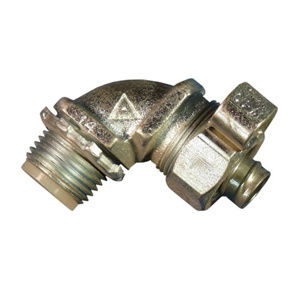 Appleton Emerson 90 Degree Metallic Liquidtight Grounding Connectors 3/4 in Malleable Iron Insulated Compression x Threaded