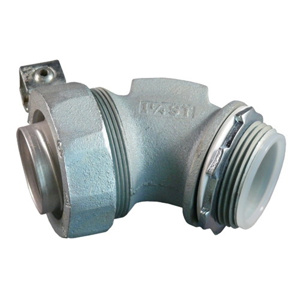 Appleton Emerson STB-L Series 45 Degree Liquidtight Grounding Connectors Insulated 2-1/2 in Compression x Threaded Malleable Iron