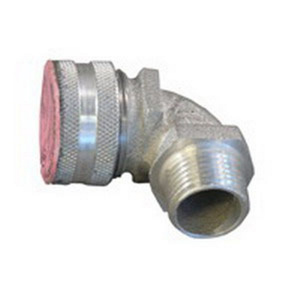 Appleton Emerson CG Series Liquidtight Strain Relief 90 Degree Cord Connectors 3/4 in Aluminum 0.500 - 0.625 in