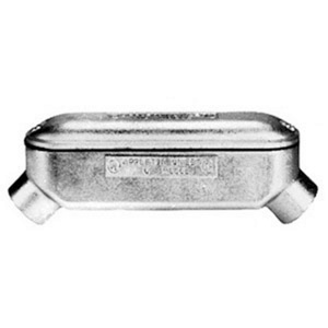 Appleton Emerson NEC 6X8X Type <em class="search-results-highlight">LB</em> Mogul Pulling Conduit Bodies Malleable Iron 1 in Cover, Gasket Included