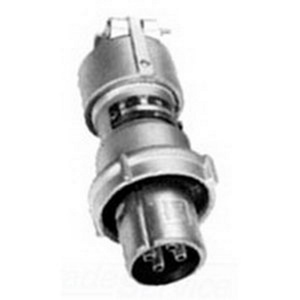 Appleton Emerson Powertite® ACP Series Pin and Sleeve Clamping Ring Plugs 2P2W 30 A 600 VAC/250 VDC 1 Phase Style 1