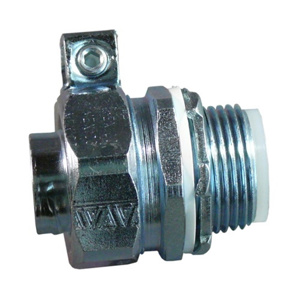 Appleton Emerson STB-L Series Straight <em class="search-results-highlight">Liquidtight</em> Grounding Connectors Insulated 1 in Compression x Threaded Steel