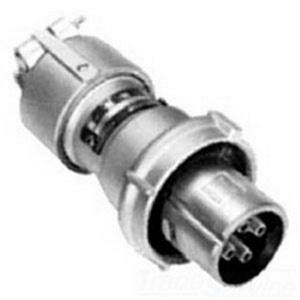 Appleton Emerson Powertite® ACP Series Pin and Sleeve Clamping Ring Plugs 3P2W 30 A 600 VAC/250 VDC 1 Phase Style 1