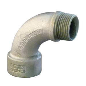 Appleton Emerson Rigid / IMC Threaded Bushed <em class="search-results-highlight">Elbows</em> 3/4 in Malleable Iron 90 deg