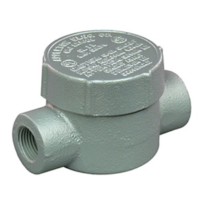 Appleton Emerson GRJ Type C <em class="search-results-highlight">Conduit</em> Bodies Malleable Iron 3/4 in Cover Included