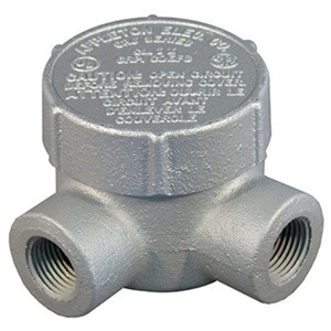 Appleton Emerson GRJ Type L <em class="search-results-highlight">Conduit</em> Bodies Malleable Iron 3/4 in Cover Included