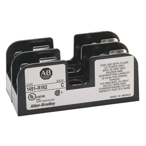 Rockwell Automation 1491 Series Class CC Series Fuse Blocks 2 Pole 30 A 600 V