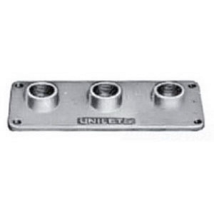 Appleton Emerson UNILETS™ RSK3 Series Junction Box Side Covers (3) 1 in Hub Malleable Iron