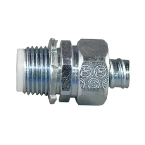 Appleton Emerson STB Series Straight Liquidtight Connectors Insulated 1 in Compression x Threaded Steel
