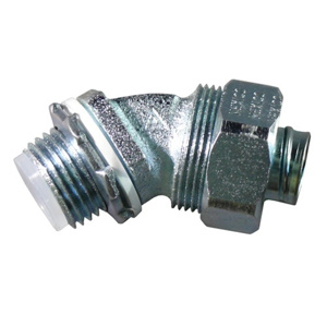 Appleton Emerson STB Series 45 Degree Liquidtight Connectors Insulated 3/4 in Compression x Threaded Malleable Iron