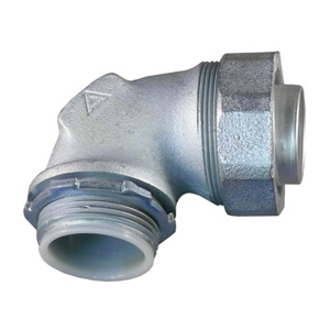 Appleton Emerson STB Series 90 Degree <em class="search-results-highlight">Liquidtight</em> Connectors Insulated 1-1/2 in Compression x Threaded Malleable Iron