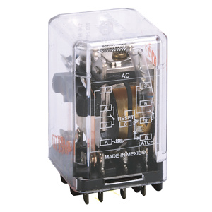 Rockwell Automation 700-HJ General Purpose Magnetic Latching Relays 120 VAC DPDT 10 A
