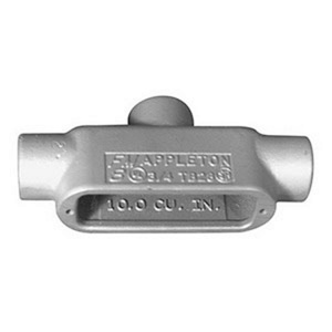 Appleton Emerson Form 8 Series Type TB Conduit Bodies Form 8 Malleable Iron 1 in Type TB