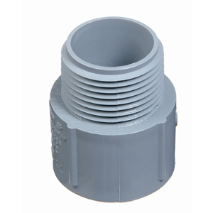 Elec. PVC Fittings Sch 40/80 PVC Conduit Terminal Adapters 0.5 in Straight