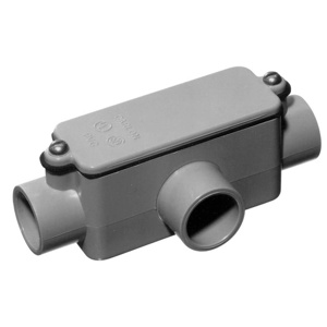 ABB Installation Products Thomas & Betts E983 Series Type T Conduit Bodies PVC 1/2 in Type T