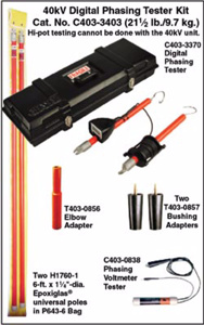 Hubbell Power C400 Series Digital Phasing Tester Kits