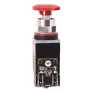Rockwell Automation 800MR Turn-to-Release Operators 22.5 mm IEC No Illumination 2 Position Red