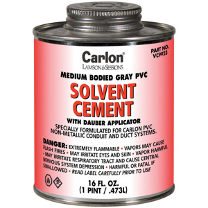 ABB Thomas & Betts Low VOC Solvent Cements 1 pint Can Gray