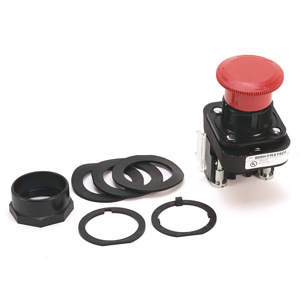 Rockwell Automation 800H-FRX Push Buttons 30.5 mm No Illumination Red