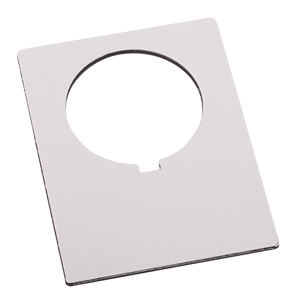 Rockwell Automation 800H Series Jumbo Legend Plates 30 mm Blank White