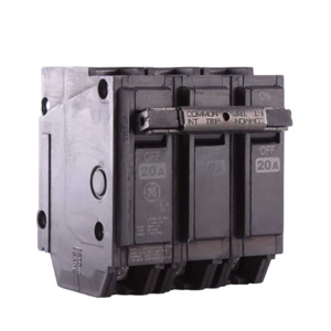 ABB Industrial Solutions Q-Line THQL Series Molded Case Plug-in Circuit Breakers 20 A 240 VAC 10 kAIC 3 Pole 3 Phase