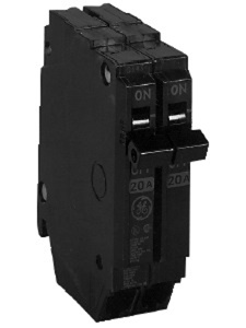 ABB Industrial Solutions Q-Line THQP Series Half-size Molded Case Plug-in Circuit Breakers 25 A 120/240 VAC 10 kAIC 2 Pole 1 Phase