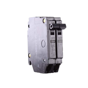 ABB Industrial Solutions Q-Line THQP Series Half-size Molded Case Plug-in Circuit Breakers 35 A 120/240 VAC 10 kAIC 2 Pole 1 Phase