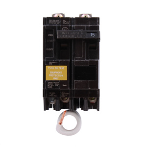 ABB Industrial Solutions GE Electric THQB-GFEP Series Bolt-on Equipment Protection Ground Fault Circuit Breakers 30 A 120/240 VAC 10 kAIC 2 Pole 1 Phase