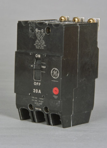 ABB Industrial Solutions TEY Q-Line Series Molded Case Bolt-on Circuit Breakers 20 A 480Y/277 V 3 Pole