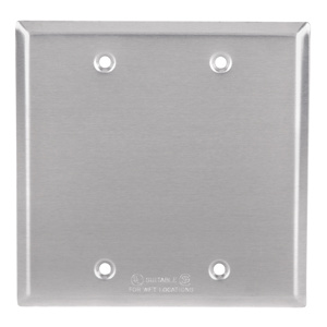 Thomas & Betts Dry-Tite® 2CC Series Weatherproof Outlet Box Covers Aluminum Die Cast Silver